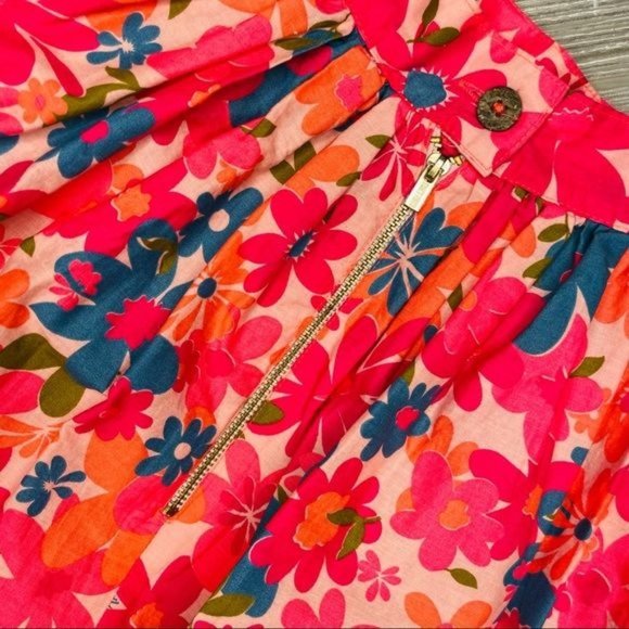 tracy feith for target casual floral spring flare skirt size 9 - Picture 4 of 5